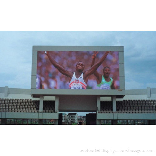 Basketball Large Stadium Led Display Screen , P10 Outdoor Full Color Video Wall Rental